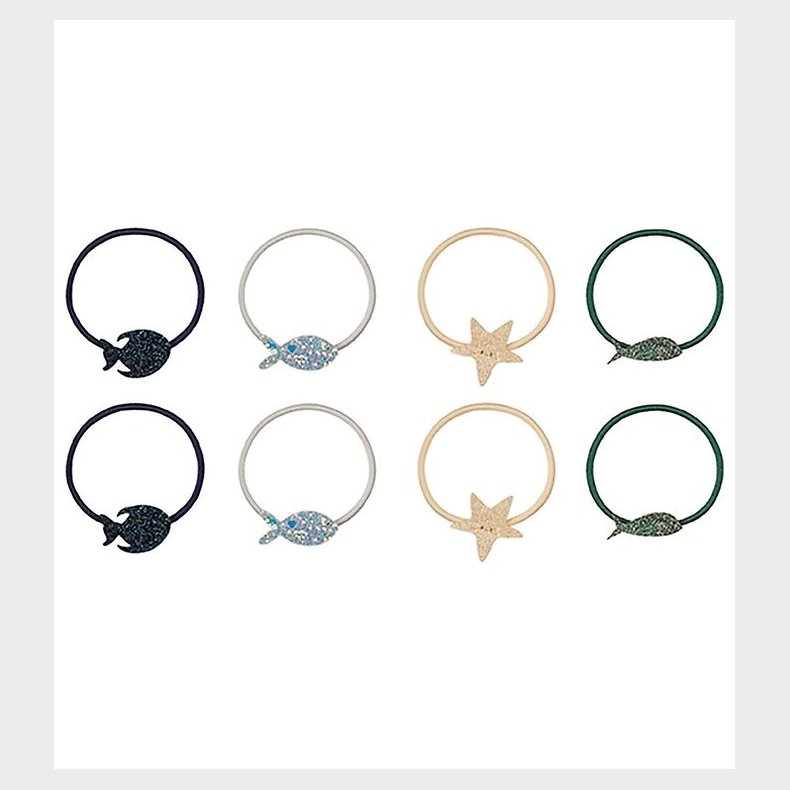 Mimi & Lula Hrelastikker - 8-pak - Little Fish Under the Sea