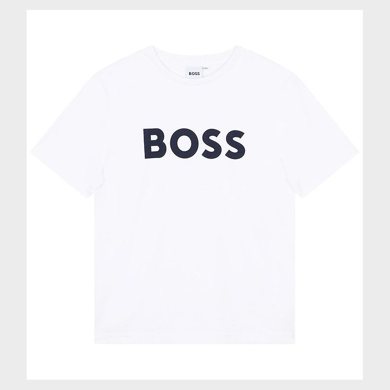 BOSS T-shirt - Hvid m. Navy