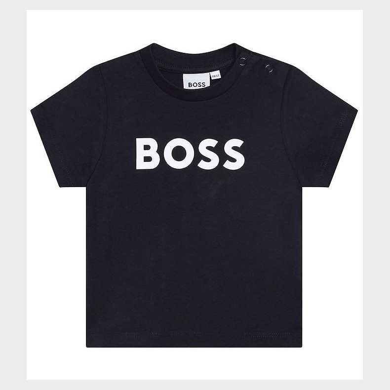 BOSS T-Shirt - Navy m. Hvid