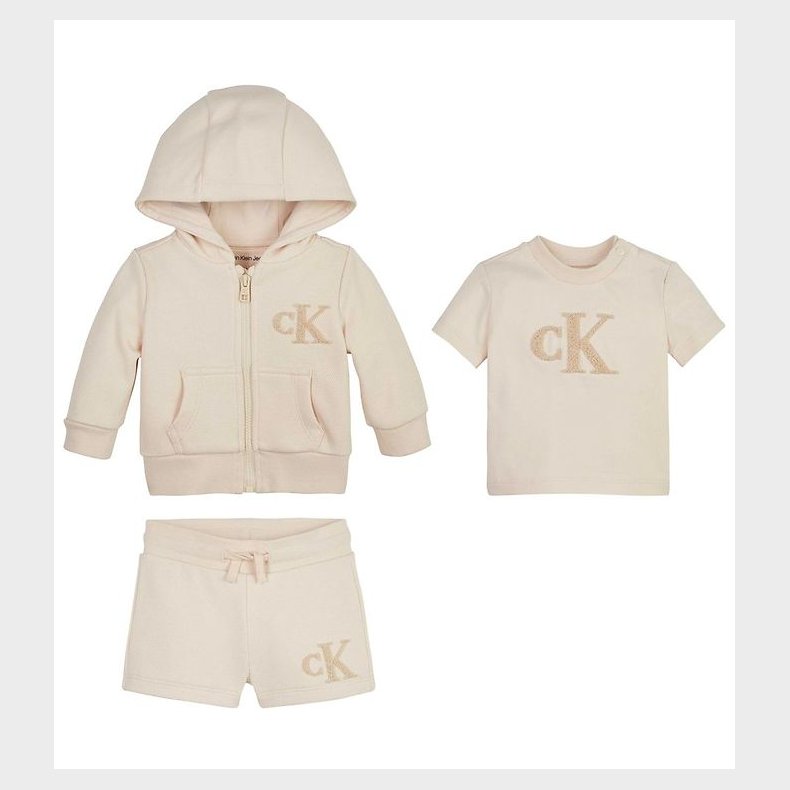 Calvin Klein St - Cardigan/T-shirt/Shorts - Whitecap Gray