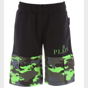 Philipp Plein Sweatshorts - Sort/Gr�n Camouflage