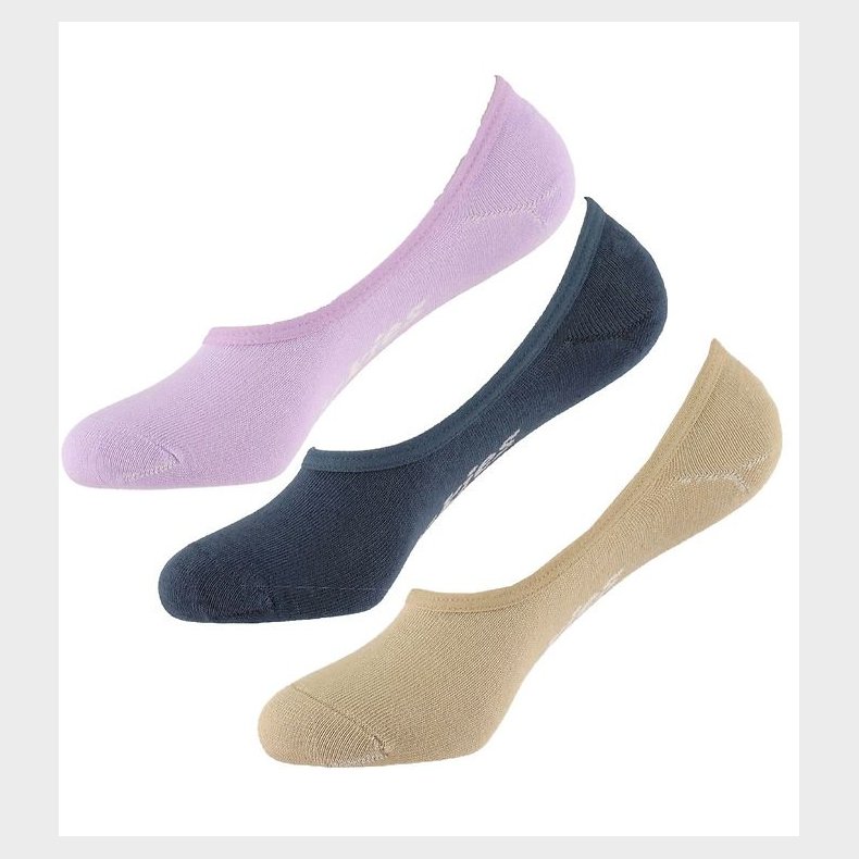 Dickies Strmper - 3-pak - Invisible - Lilla/Bl/Sand