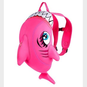 Crazy Safety Brnehavetaske - Shark - Pink