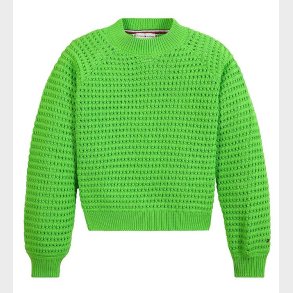 Tommy Hilfiger Bluse - Strik - Crochet - Spring Lime