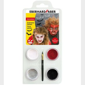 Eberhard Faber Ansigtsmaling - 4 Farver - Devil/Dracula