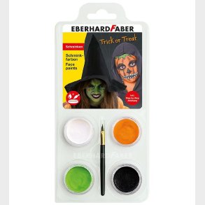 Eberhard Faber Ansigtsmaling - 4 Farver - Grskar/Heks