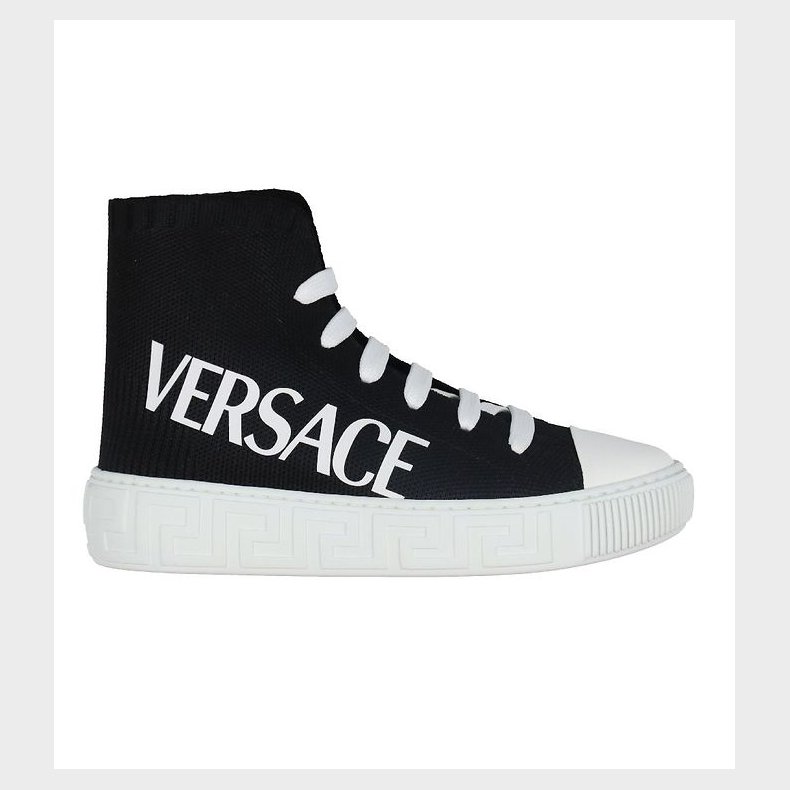 Versace Stvler - La Greca Hightop - Sort m. Logo