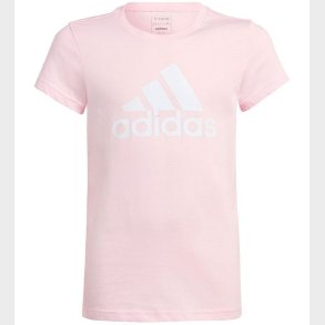 adidas Performance T-Shirt - G BL T - Pink/Hvid
