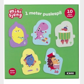 DR 1 Meter Puslespil - B�rste - 10 Brikker