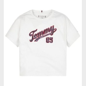 Tommy Hilfiger T-Shirt - Sequins TEE - Hvid
