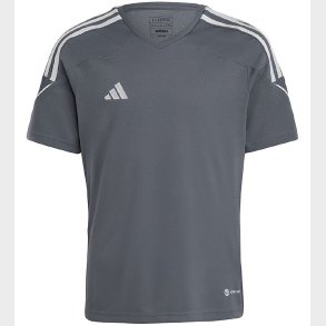 adidas Performance T-Shirt - TIRO 23 JSY Y - Gr�/Hvid