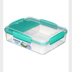 Sistema Madkasse - Snack Attack To Go - 975 ml - Turkis