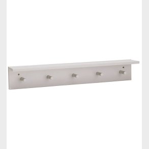 Kids Concept Hylde m. Knager - 60x10 cm - Tr - Gr