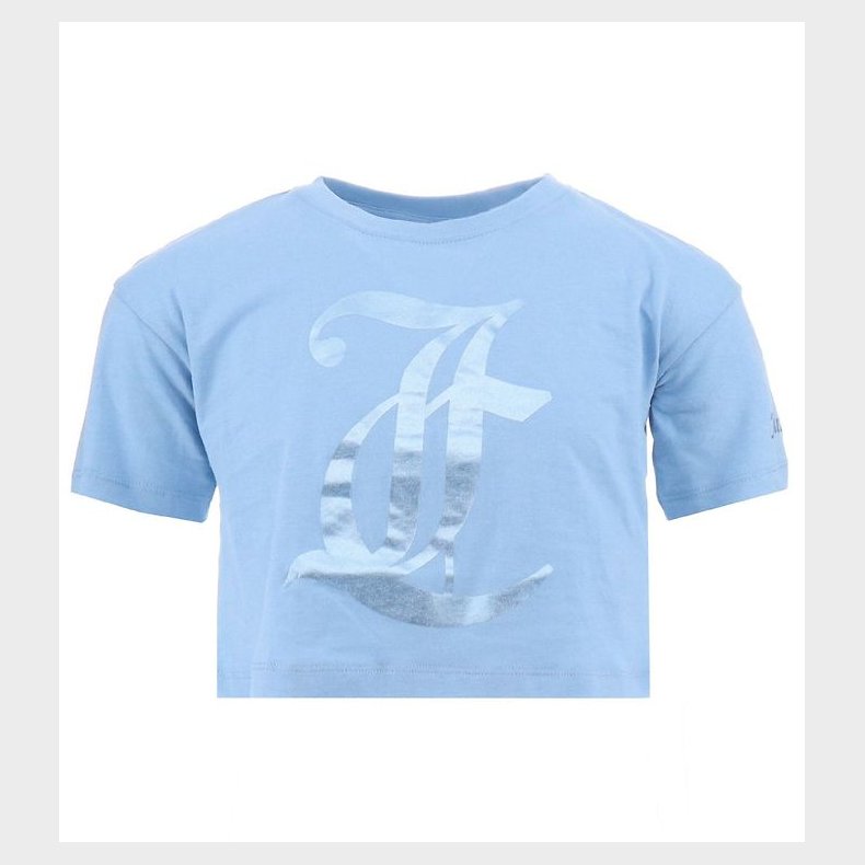 Juicy Couture T-shirt - Cropped - Della Robbia Blue