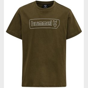 Hummel T-shirt - hmlTomb - Dark Olive