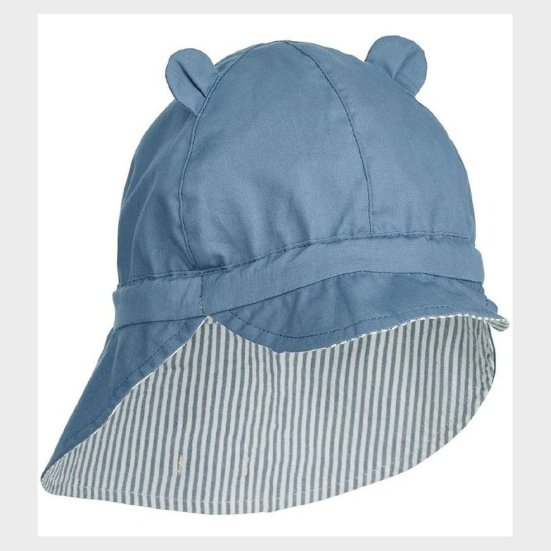 Liewood Solhat - Gorm Reversible - Blue Wave/Creme De La Creme