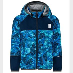 LEGO® Ninjago Softshelljakke - LWStorm 203 - Dark Navy m. Ninjae