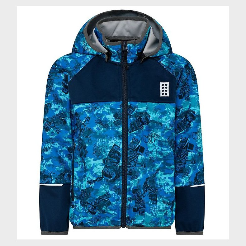 LEGO® Ninjago Softshelljakke - LWStorm 203 - Dark Navy m. Ninjae