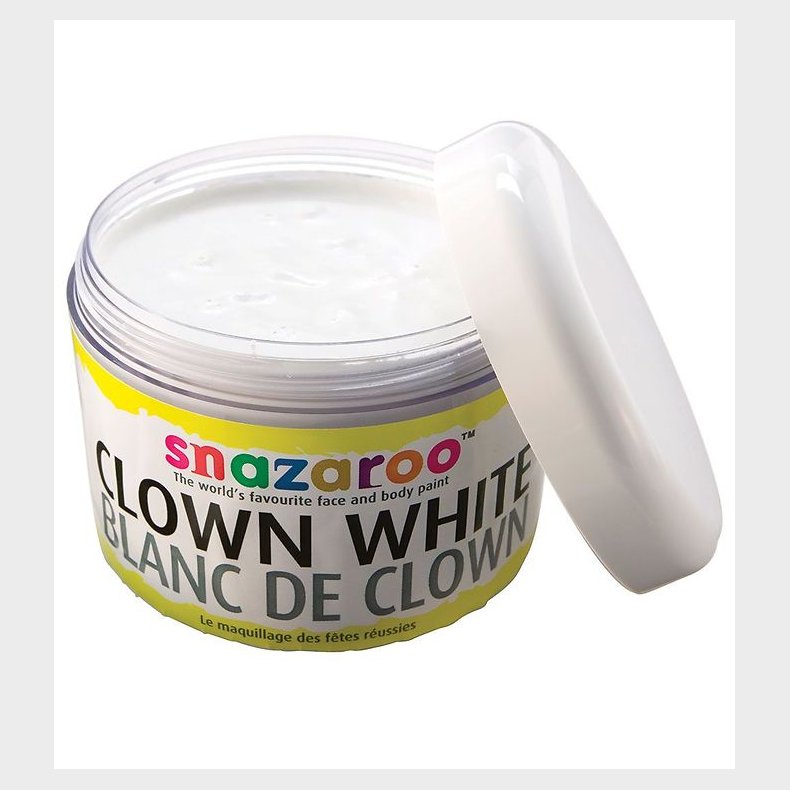 Snazaroo Ansigtsmaling - 250 ml - Klovnehvid