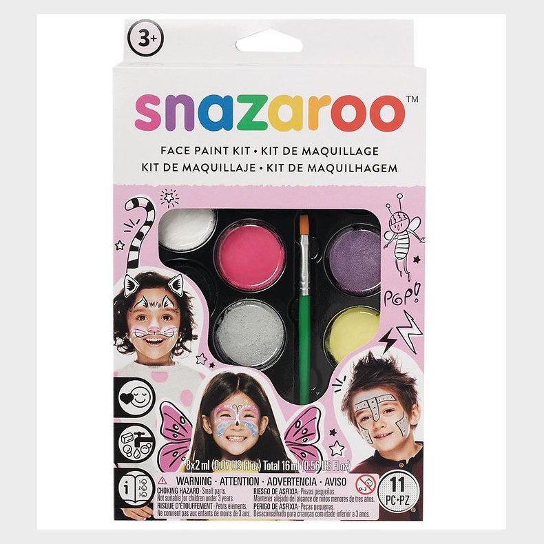 Snazaroo Ansigtsmaling - 11 Dele