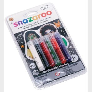 Snazaroo Ansigtsmaling - Stifter - 6 Stk. - Halloween