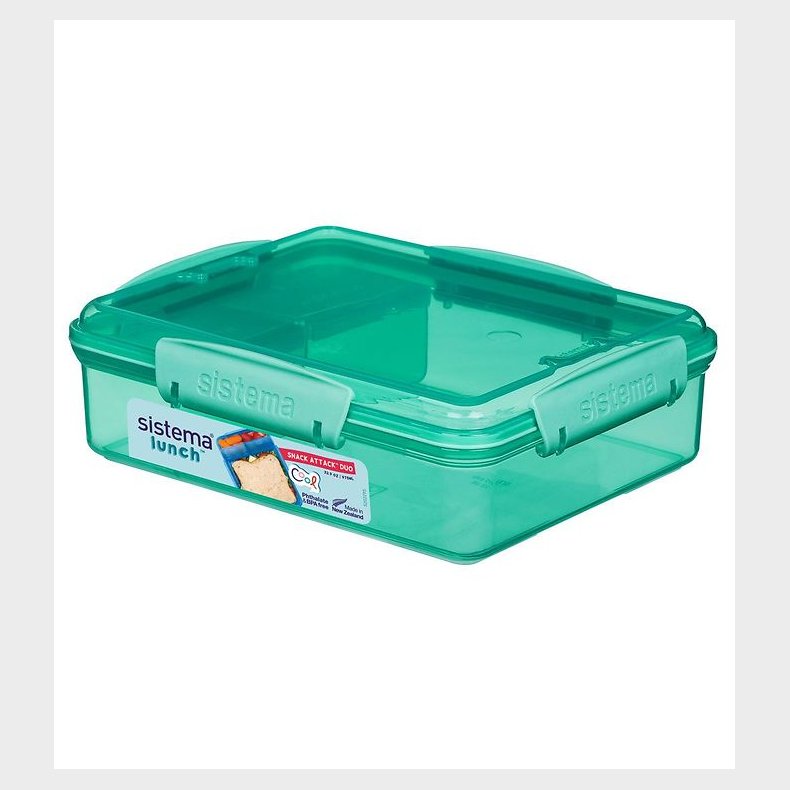 Sistema Madkasse - Snack Attack Duo - 975 ml - Turkis