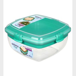 Sistema Madkasse - Salad & Sandwich - 1,63 L - Turkis