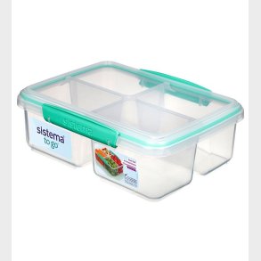 Sistema Madkasse - Quad Split - 1,74 L - Turkis