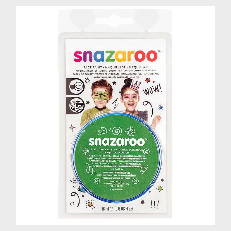 Snazaroo Ansigtsmaling - 18 ml - Grass Green
