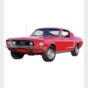 Airfix St - QUICKBUILD - Ford Mustang GT 1968 J6035 - 45 Dele