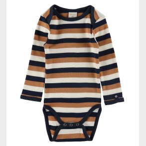 Smallstuff Body l/ - Navy/Rosehip Stribet