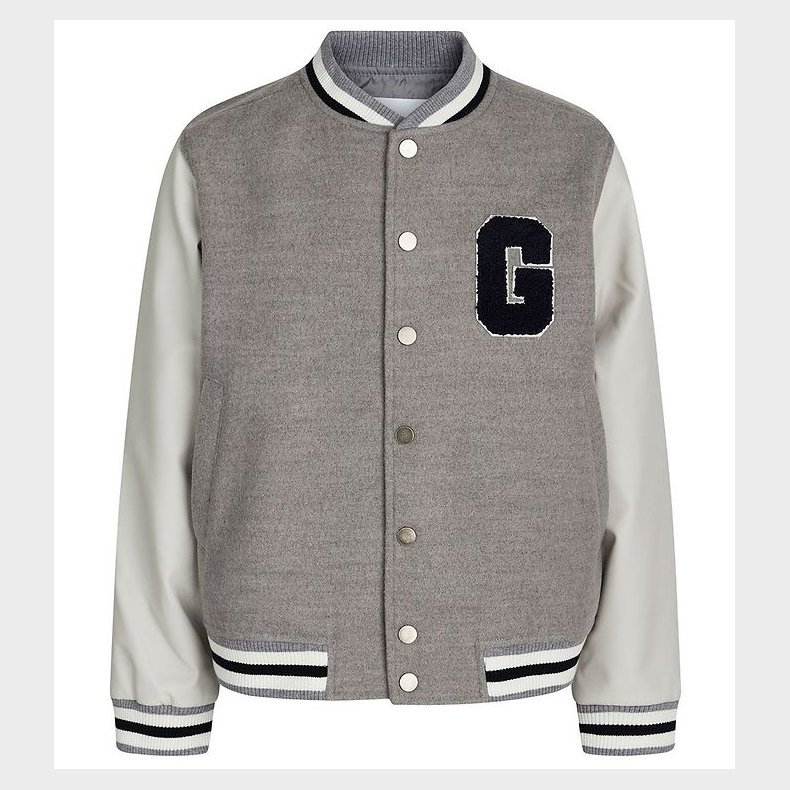 Grunt Bomberjakke - Sune - Grmeleret m. Lysegr