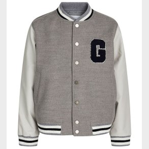 Grunt Bomberjakke - Sune - Grmeleret m. Lysegr