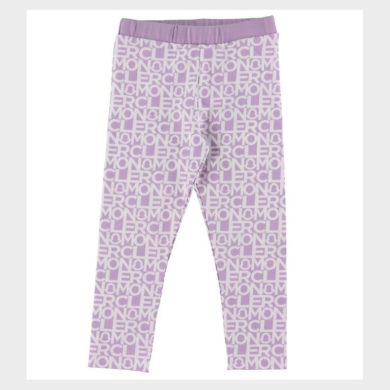 Moncler Leggings - Lilla/Hvid