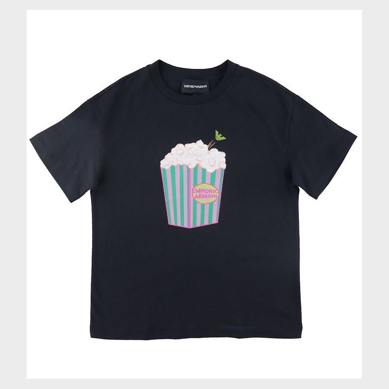 Emporio Armani T-shirt - Navy m. Popcorn