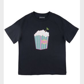 Emporio Armani T-shirt - Navy m. Popcorn