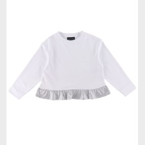 Emporio Armani Sweatshirt - Hvid m. Silmilisten