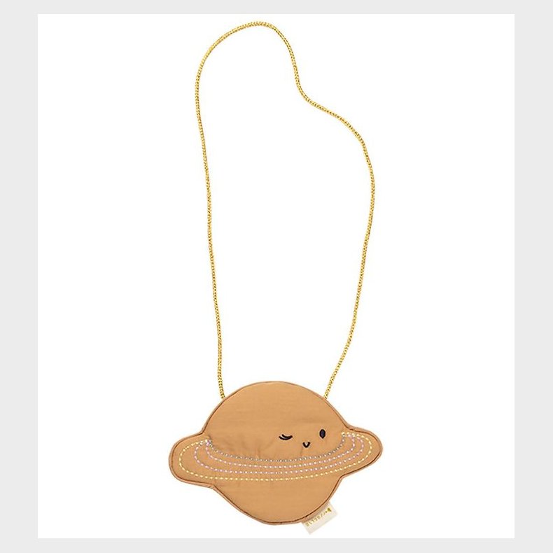 Fabelab Skuldertaske - Planet - Caramel