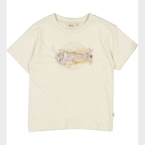 Wheat T-shirt - Fishskeleton - Chalk