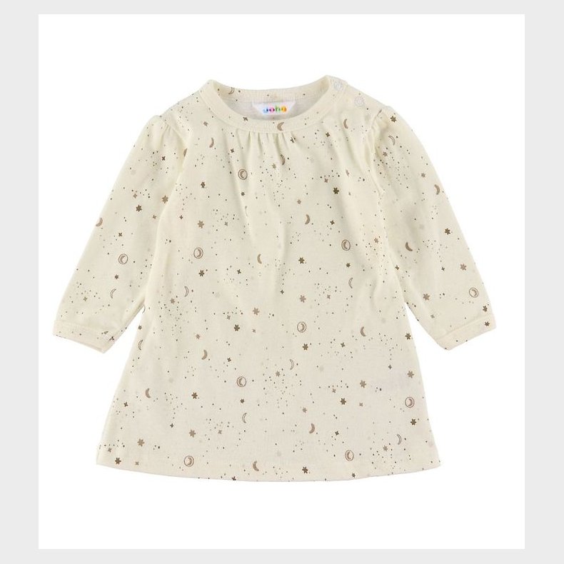 Joha Kjole - Hvid m. Print