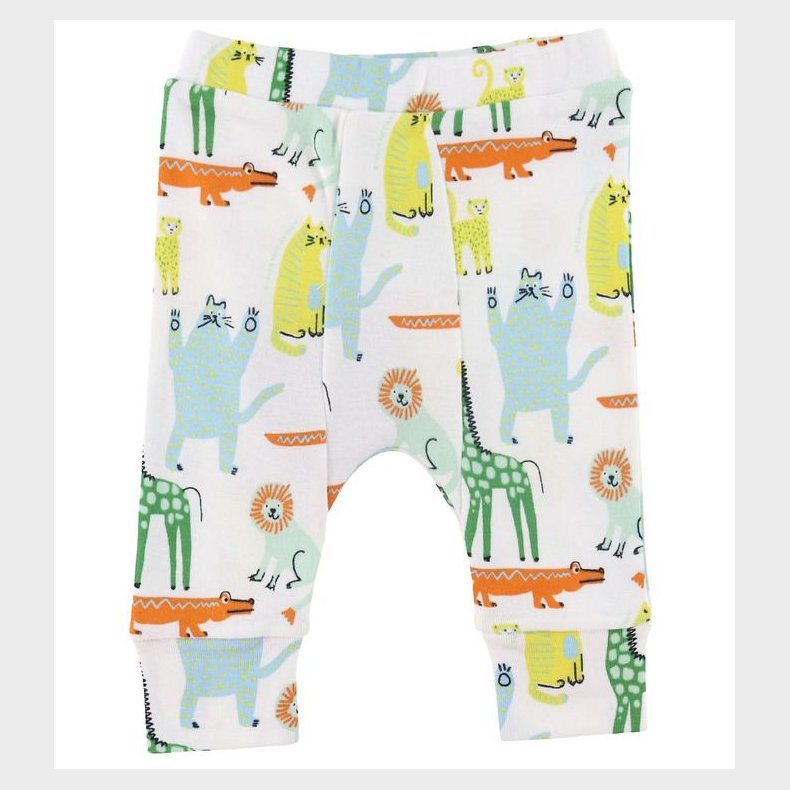 Stella McCartney Kids Leggings - Hvid m. Dyr