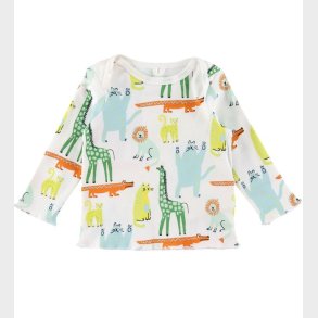 Stella McCartney Kids Bluse - Hvid m. Dyr