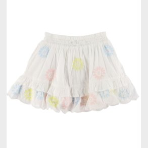 Stella McCartney Kids Nederdel - Hvid/Pastel m. Blomster