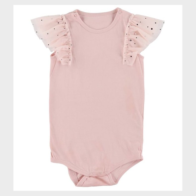 Stella McCartney Kids Body k/ - Rosa m. Slvprikker/Tyl