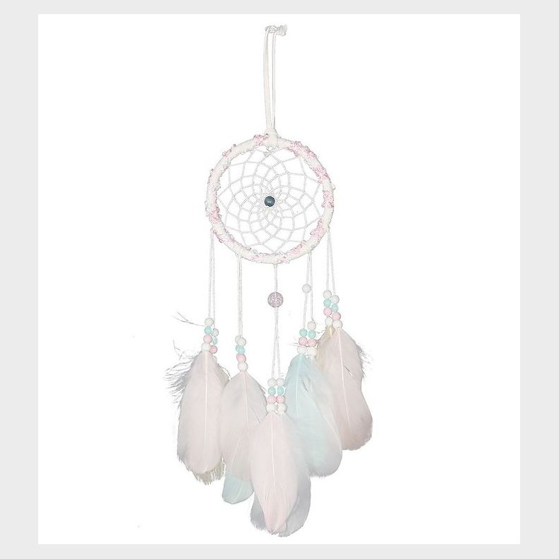 MillaVanilla Dr�mmefanger - Oph�ng m. Fjer/Perler/LED - Past