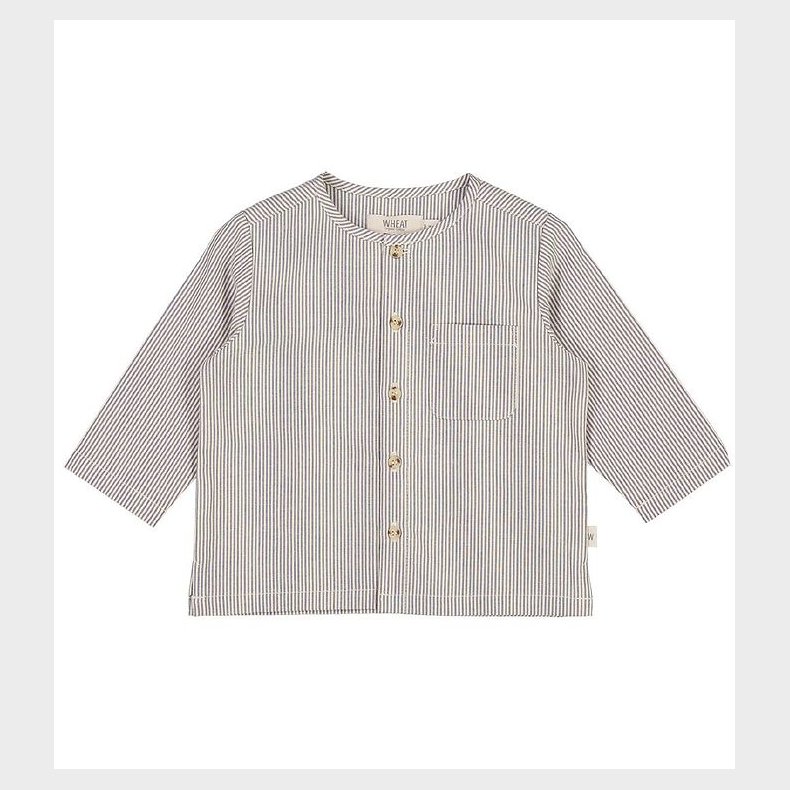 Wheat Skjorte - Jamie - Classic Blue Stripe