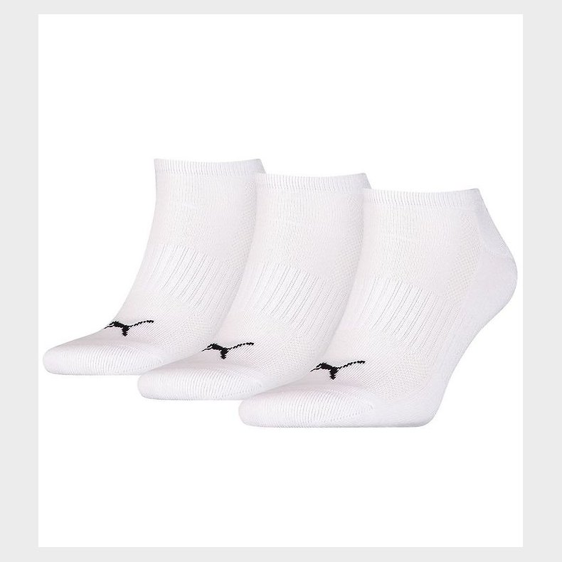 Puma Ankelstrmper - 3-Pak - Hvid