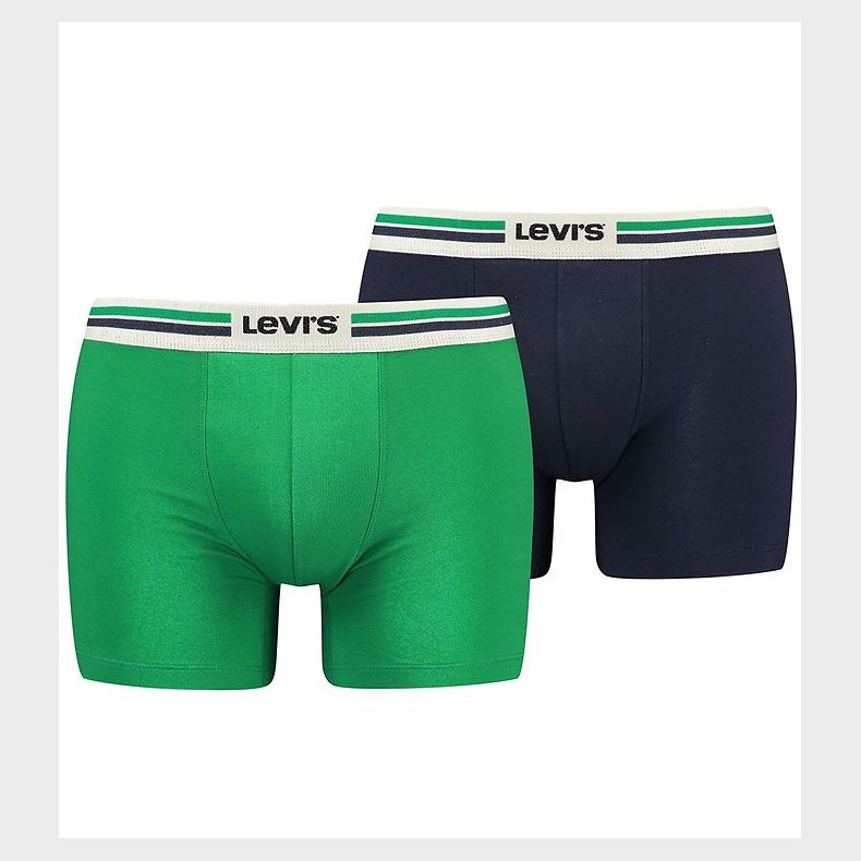 Levis Boxershorts - 2-pak - Green/Navy