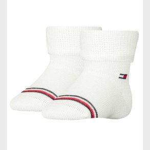 Tommy Hilfiger Strmper - 2-pak - Hvid