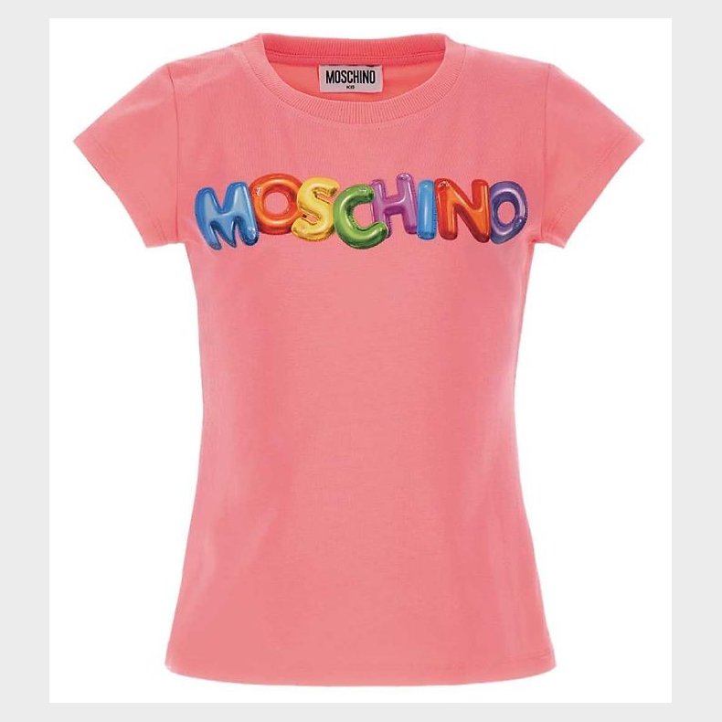 Moschino - T-shirt - Pink m. Print